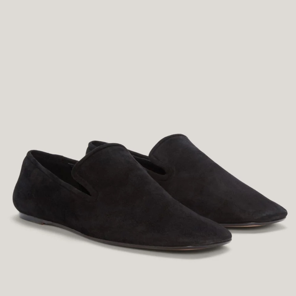 EVERLANE THE DAY LOAFER ITALIAN LOAFER IN BLACK SUEDE SIZE 7 - Picture 2 of 16